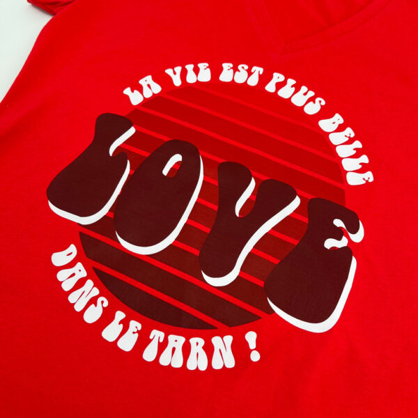T-Shirt LOVE femme – Image 3